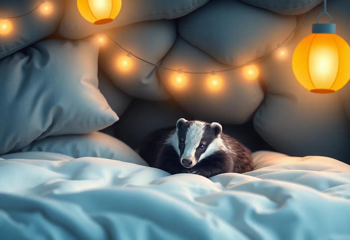 Soft Pillows and ‌Twinkling Lanterns ​Glow