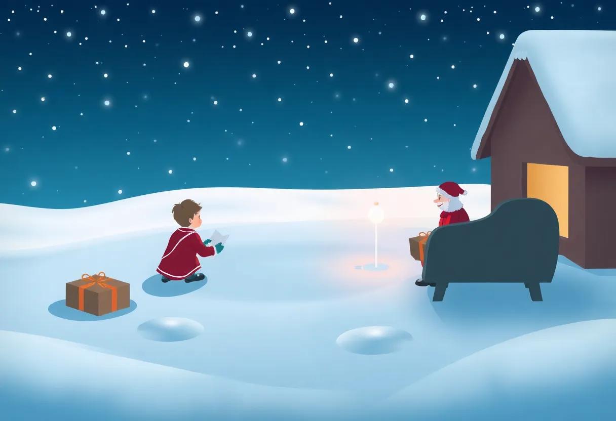 the Quiet Snowy⁣ Night When the Letter Appeared