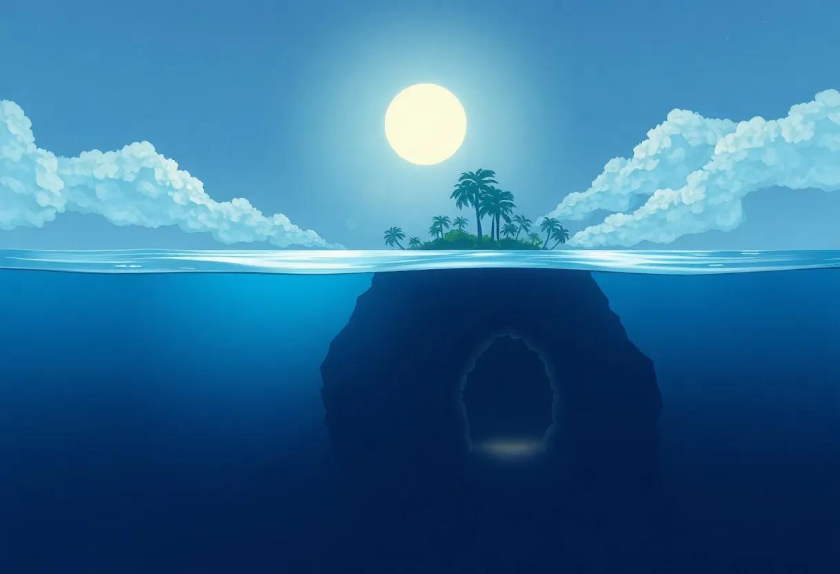 Discovering the hidden Entrance to the Secret Island