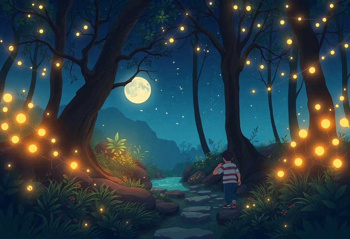 The Dance of Fireflies⁣ illuminating the Path