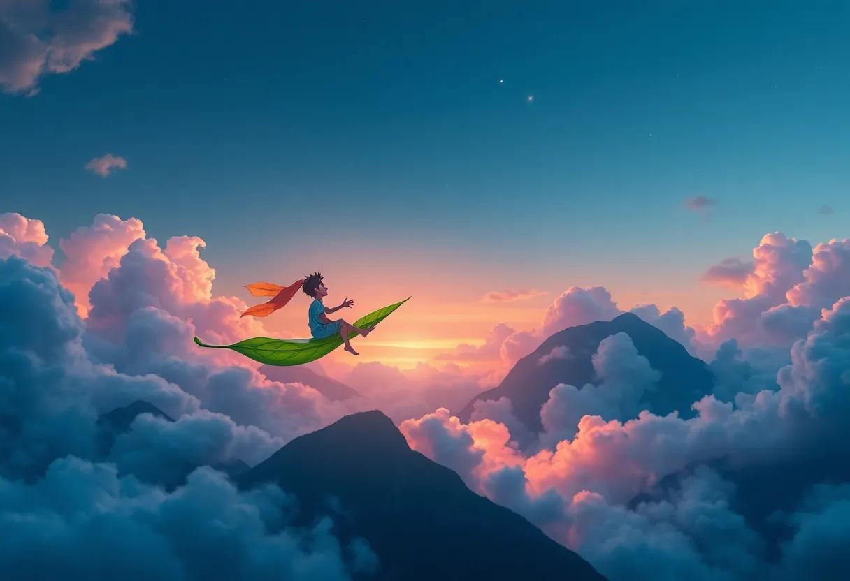 Floating Through Cotton Candy Clouds⁤ and Dreamy Twilight
