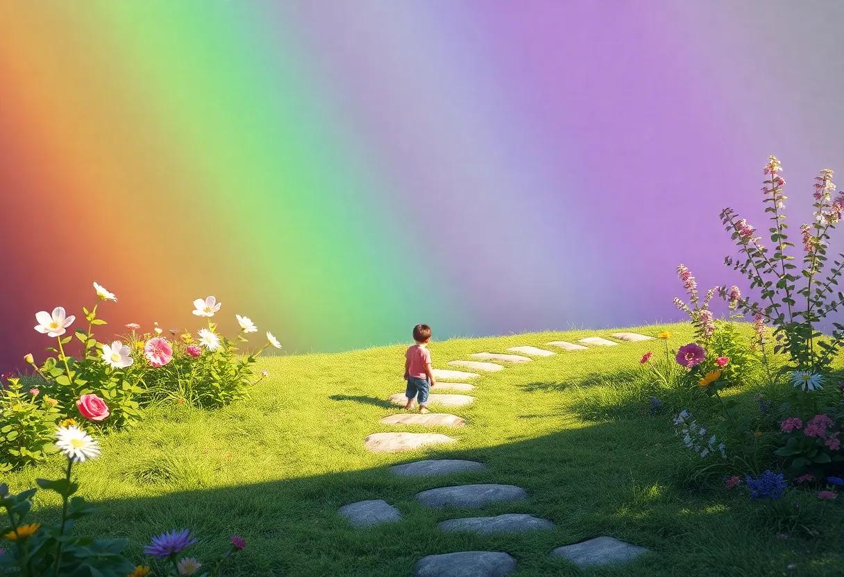 Whispers of the Magical Rainbow Path