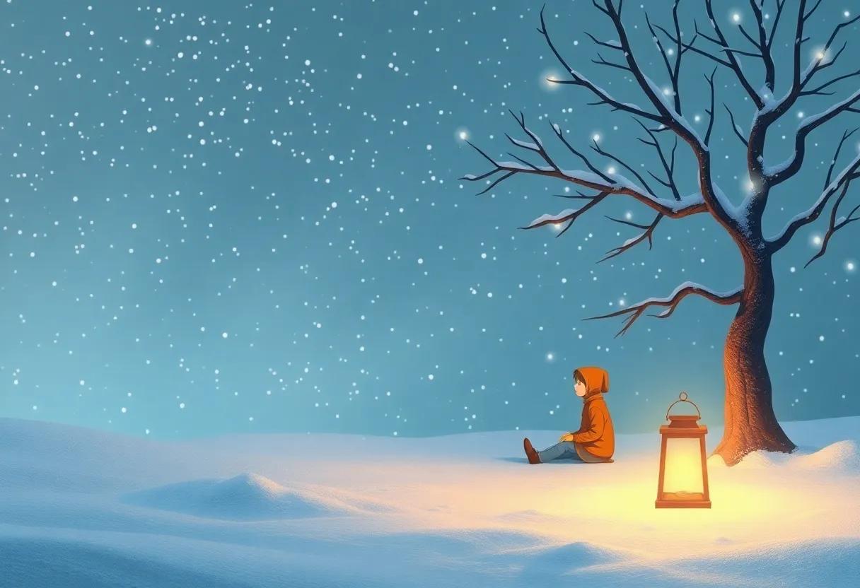 The ‌Winter Elf's Secret glowing Lantern