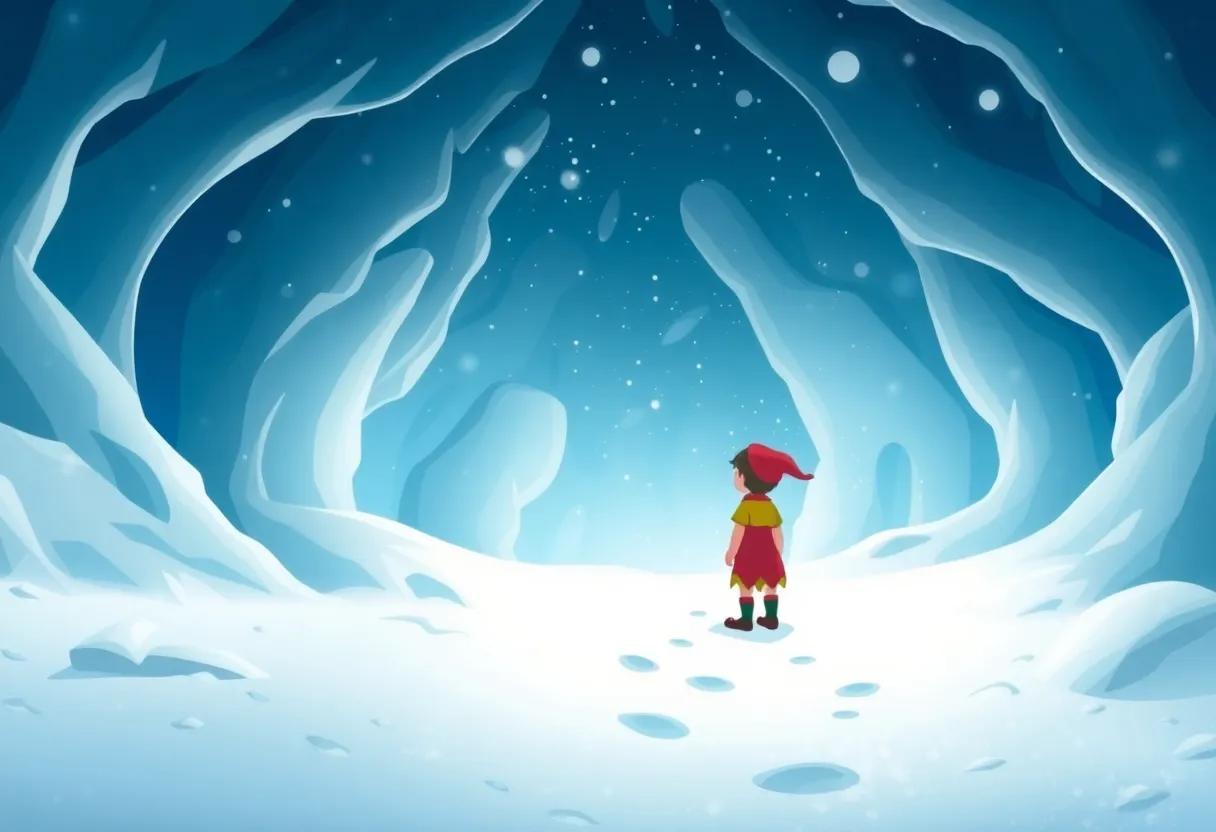 A Journey ​Through Sparkling Ice caverns