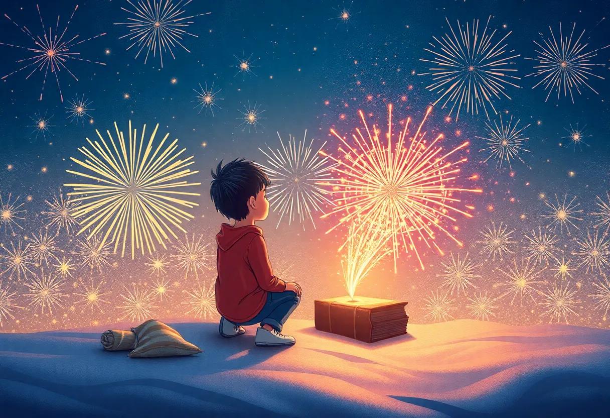 The Boy's Bright Discovery Illuminates the World