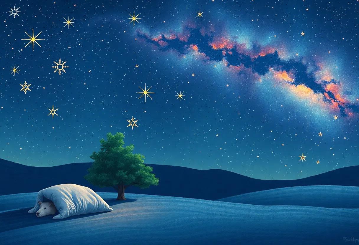 Learning the Language of the Night Sky