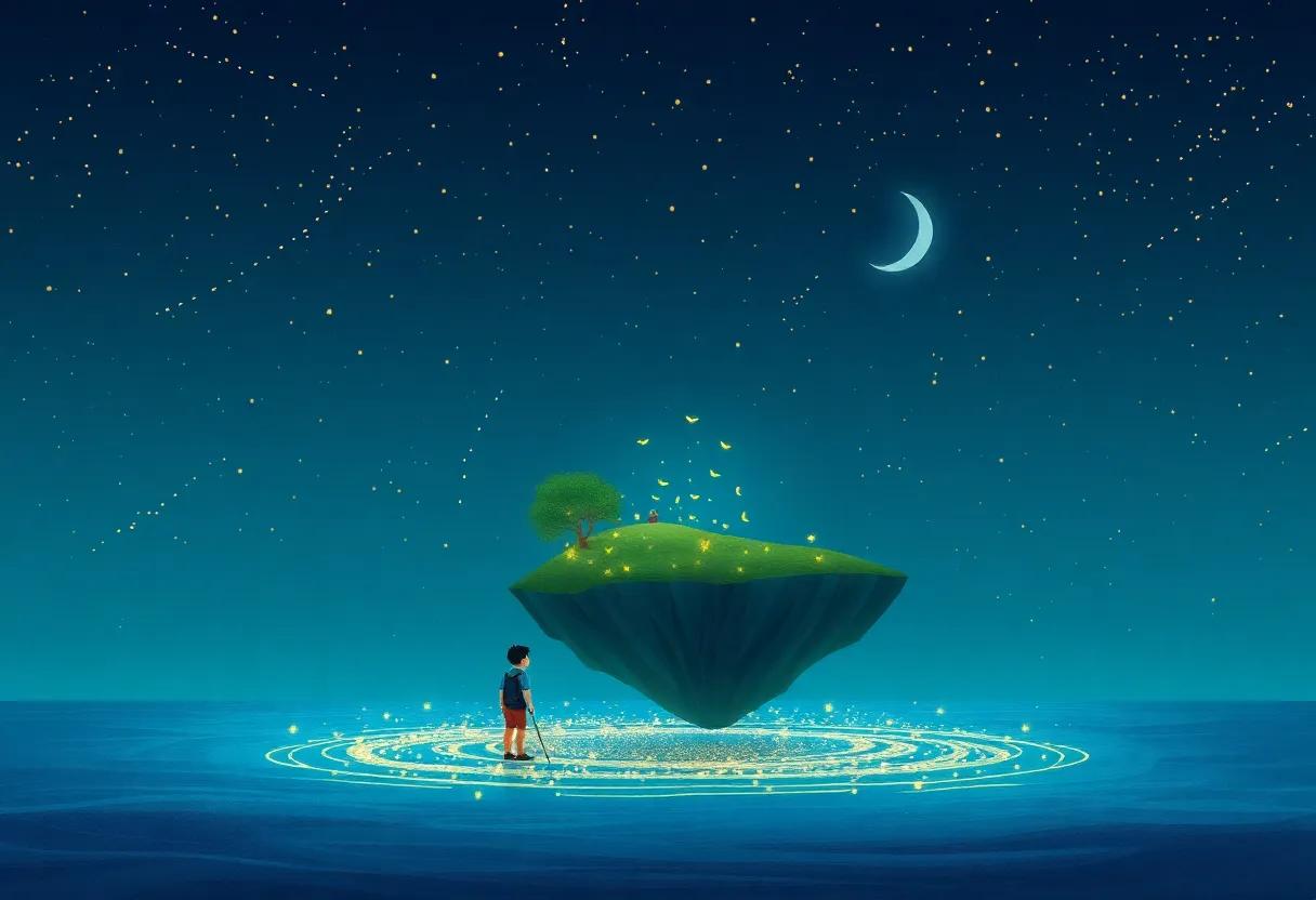 The Boy's Promise to Keep the island's Secret Safe