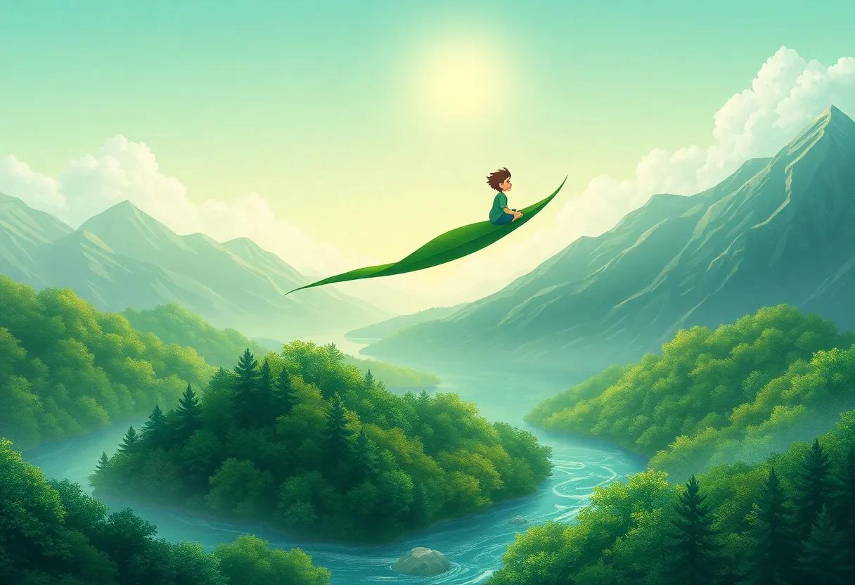gliding⁣ Over emerald Forests ​and ⁢Shimmering Rivers