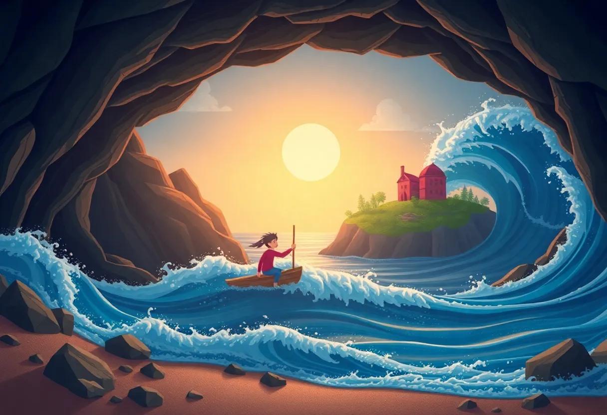 finding the Ancient Treasure Map in a Secret Cave