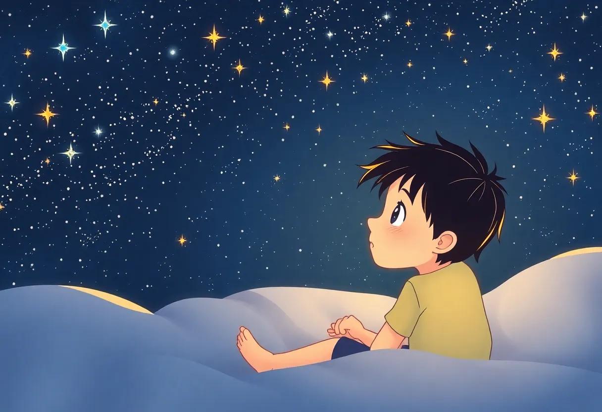 The Curious⁤ Boy Gazing at the Night Sky
