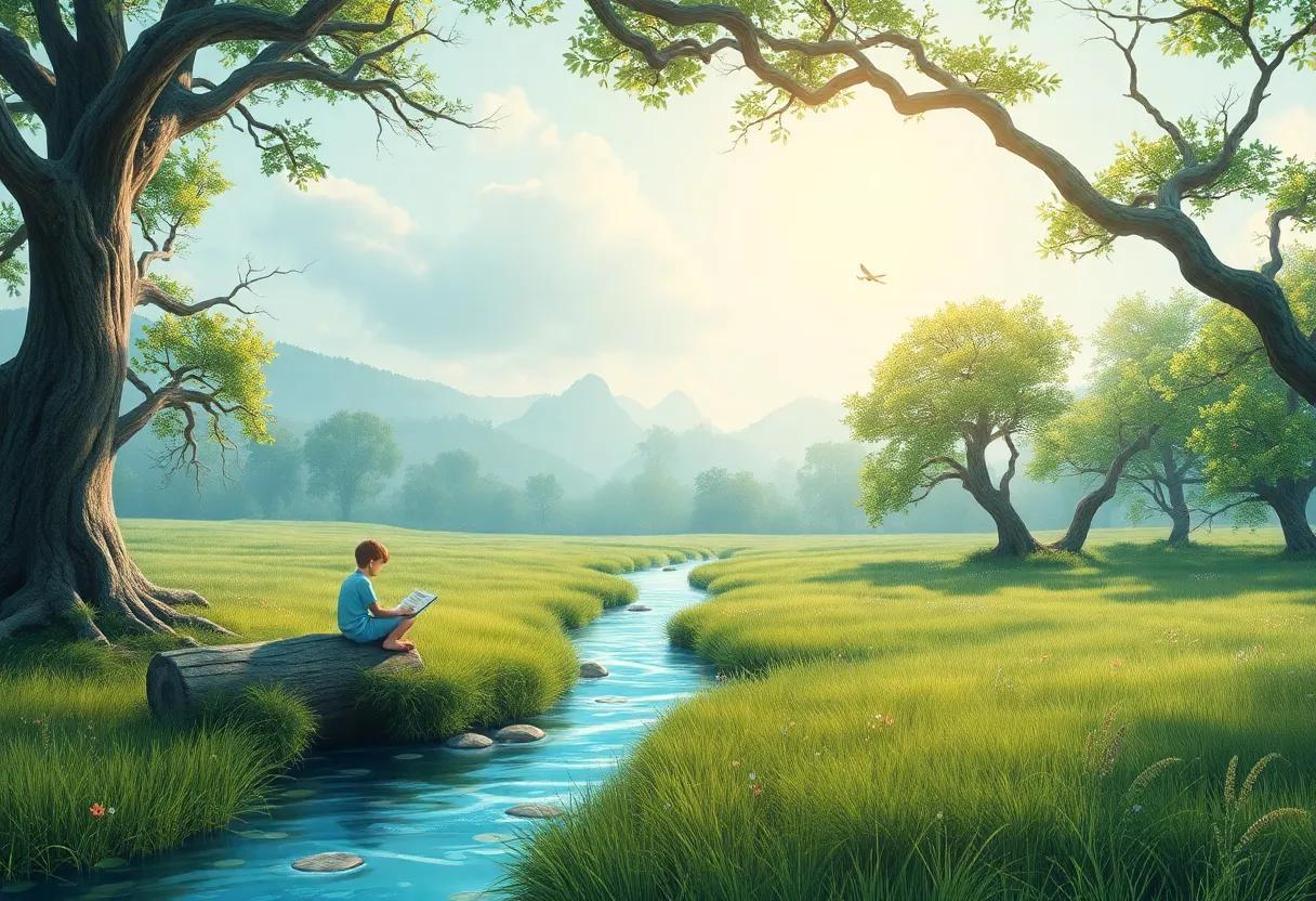 Resting at⁢ a⁣ Crystal Clear ⁣Stream Under the Shade of Ancient Trees