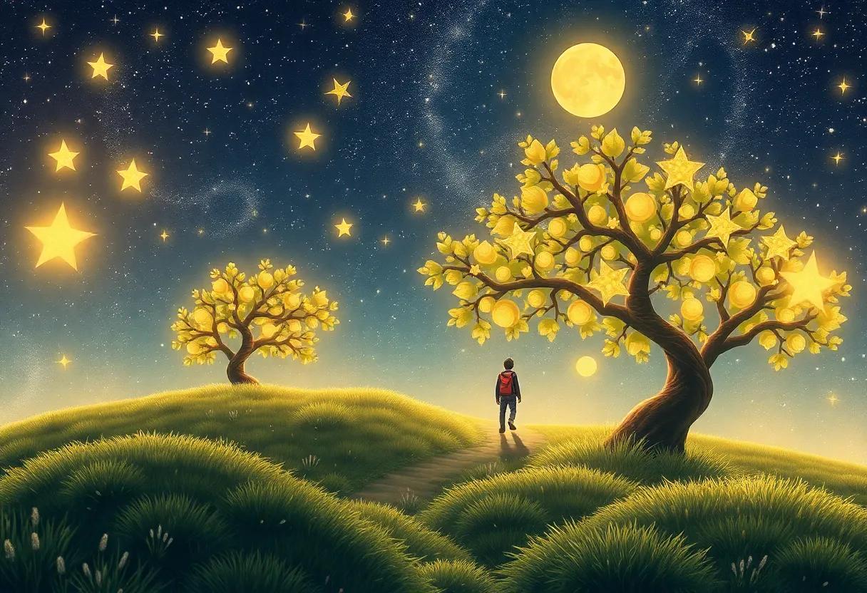 Entering the Enchanted Orchard​ Floating in Space