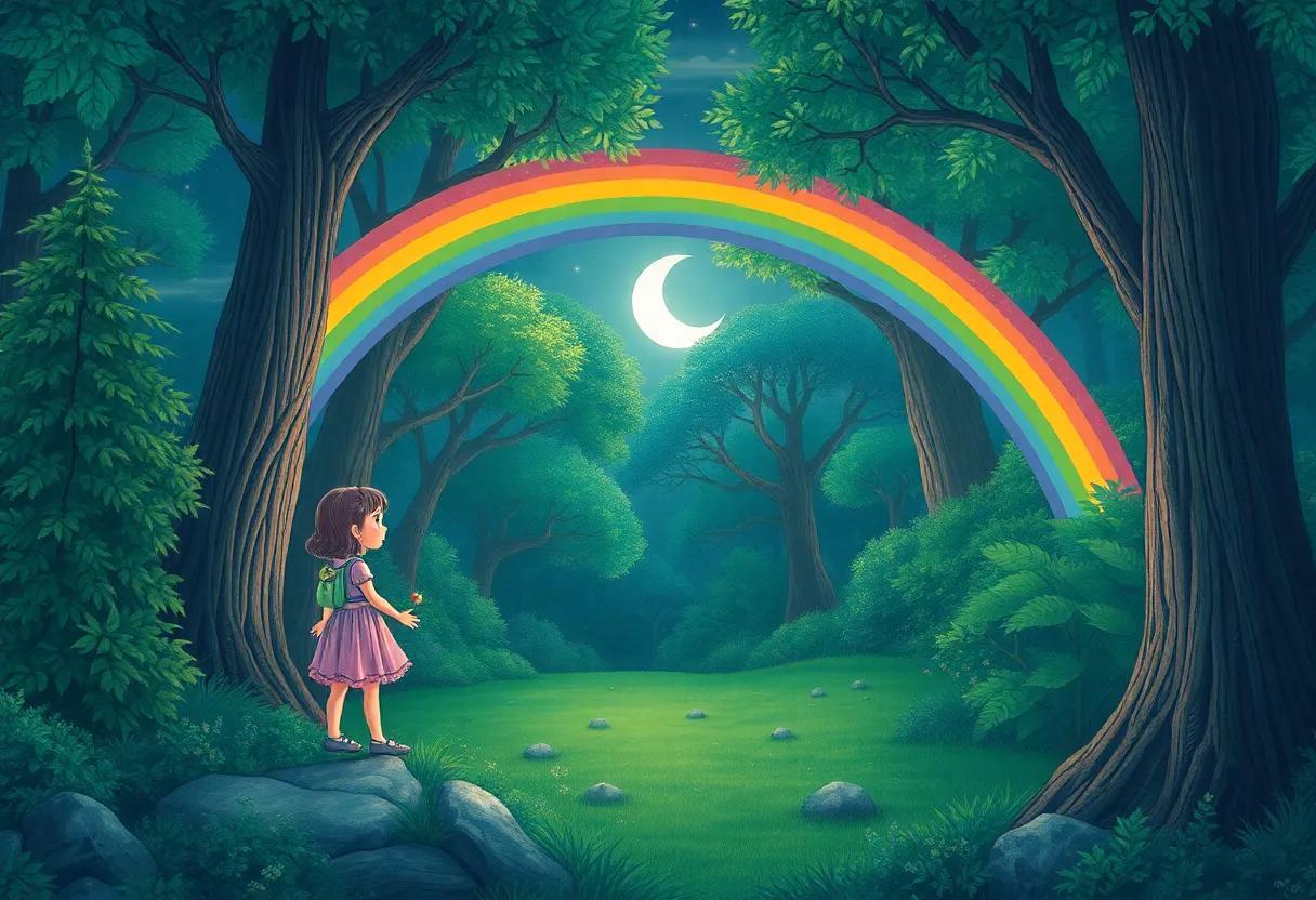 Whispering⁣ Secrets in the Emerald Green Forest