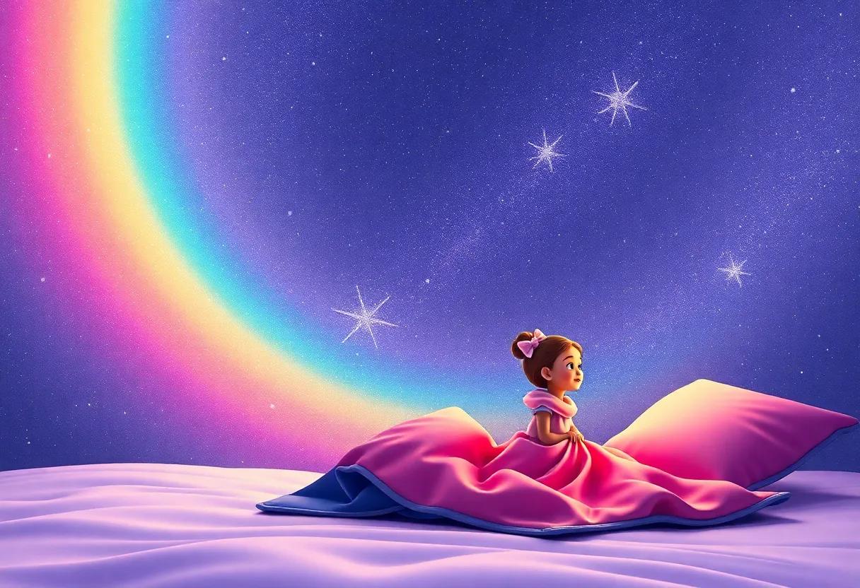 Dreaming Beneath the Violet Starry Sky