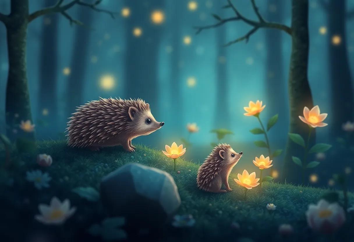 Discovering the Hidden Glowing Flowers