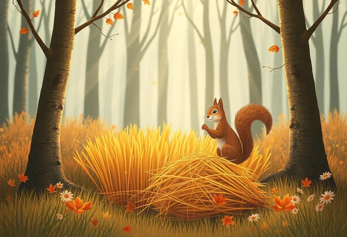 The Quiet ​Forest Preparing ⁢for Autumn