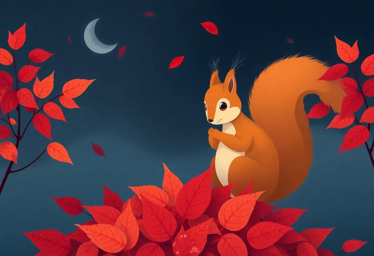 The Little Squirrel's‌ Cozy Nest