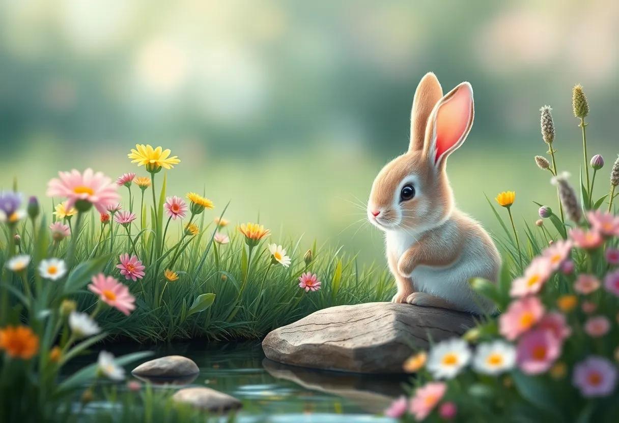 The Meadow⁢ Brook That Hums Soft Melodies to‌ the plants