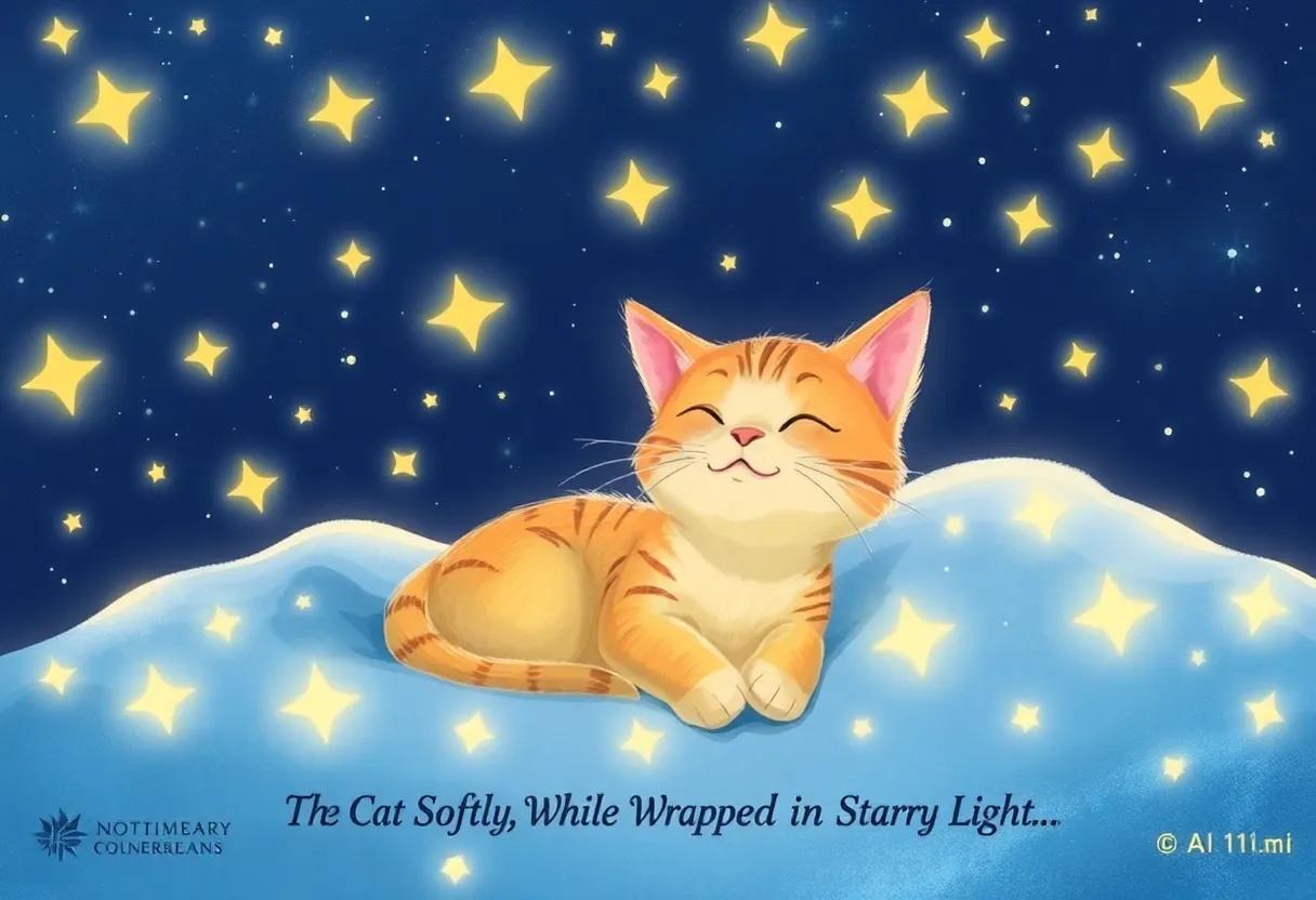 Dreaming Softly While Wrapped in Starry light