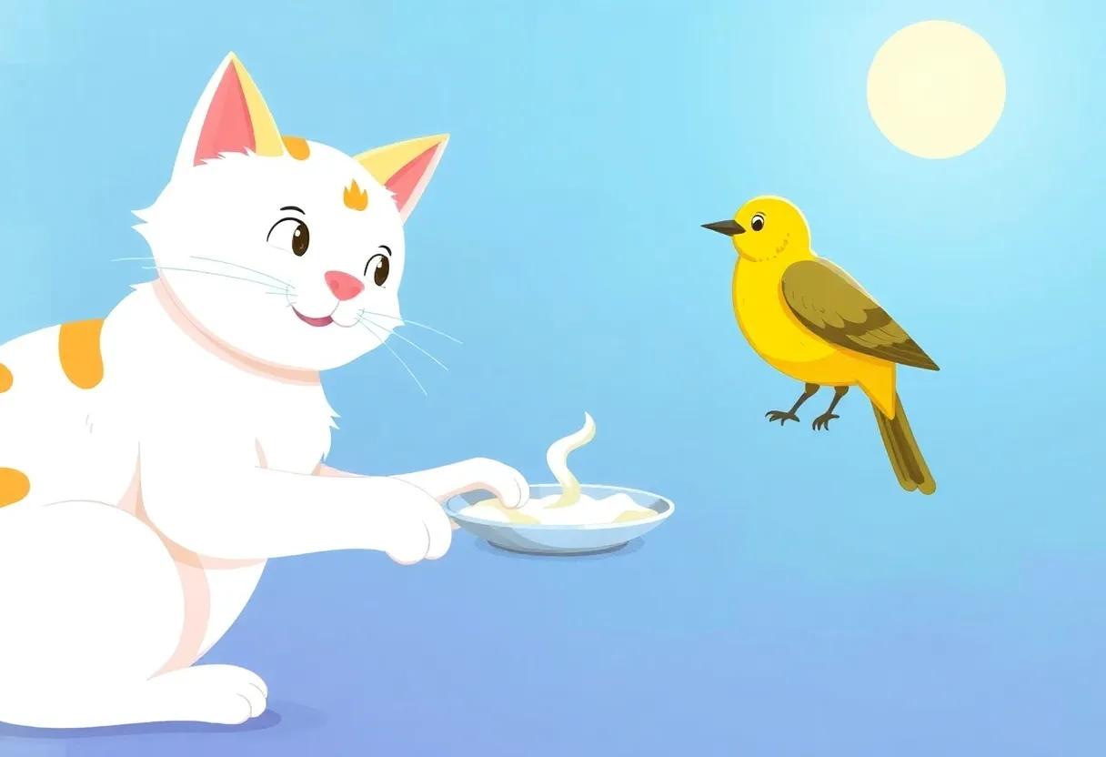 A Tiny ‌Dish of​ Milk⁢ Brings Unlikely⁤ Friends Together
