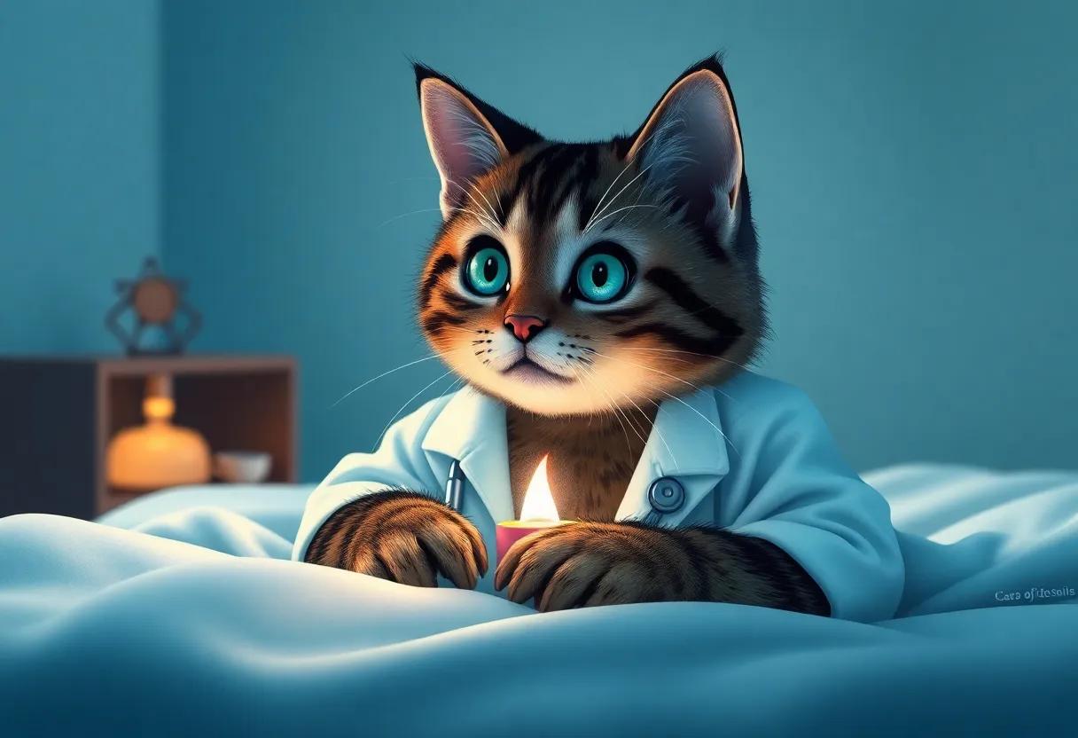 The Little Cat's ​Courageous Act ​of‌ Healing