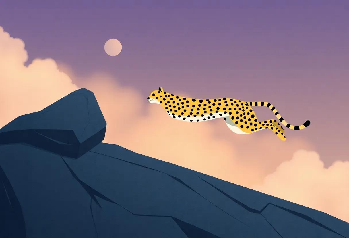 The Daring Leap Over‌ the Sun-Soaked Rocks