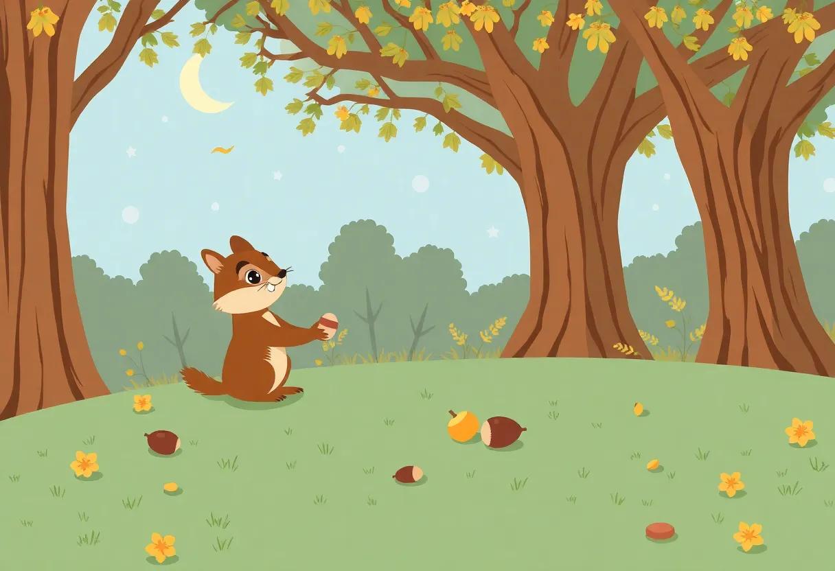 Discovering the Golden Grove Beneath​ the Tall Oak Trees