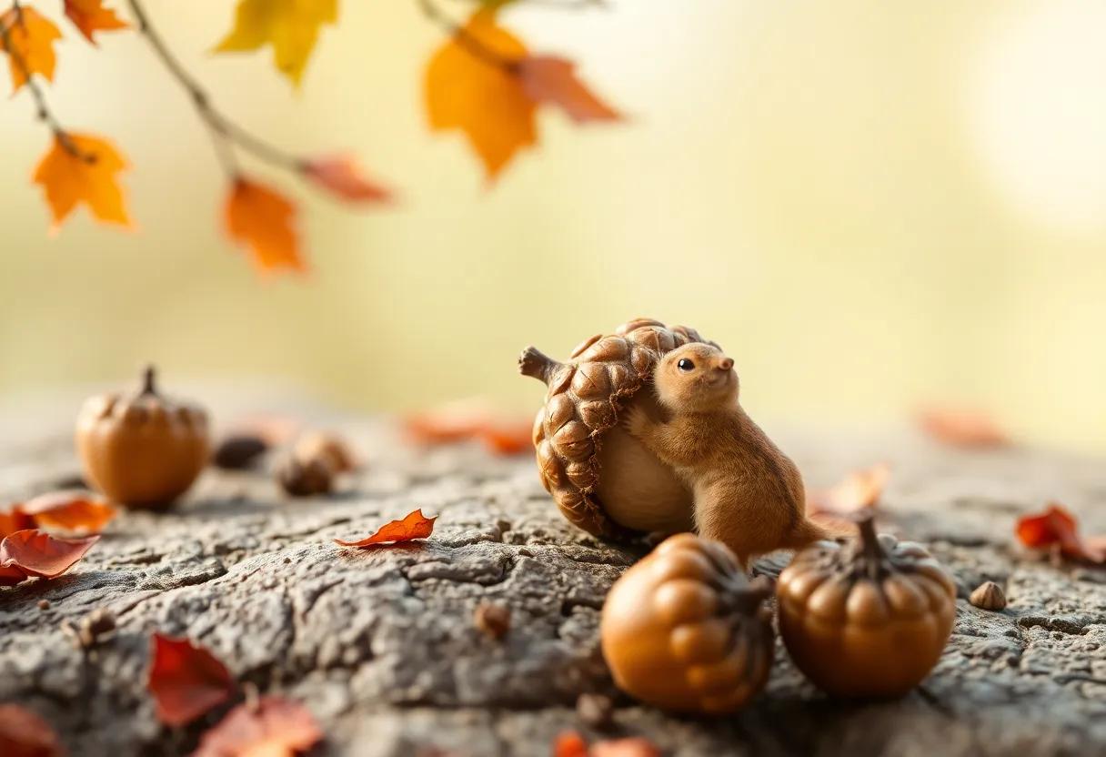 Gathering Shiny Acorns and Learning Their Special Uses