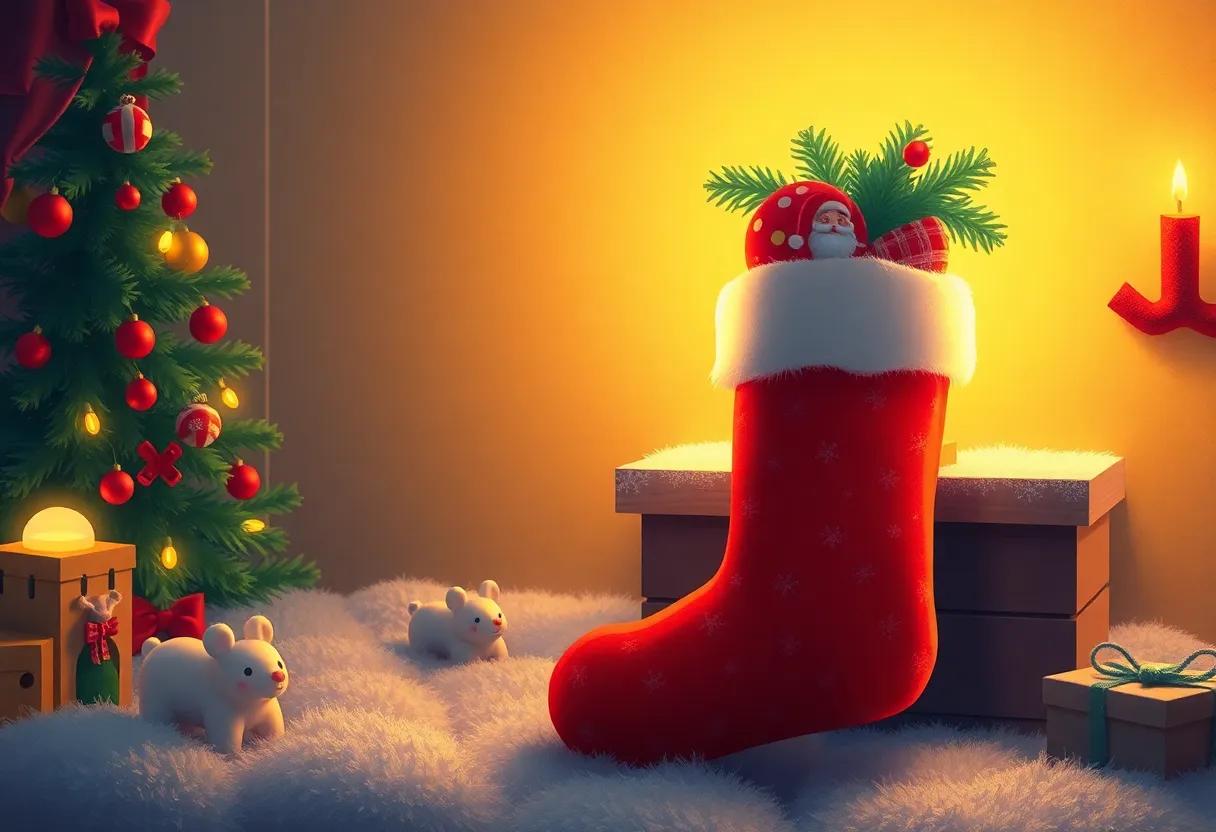 A Forest of Toys Comes to Life at Night