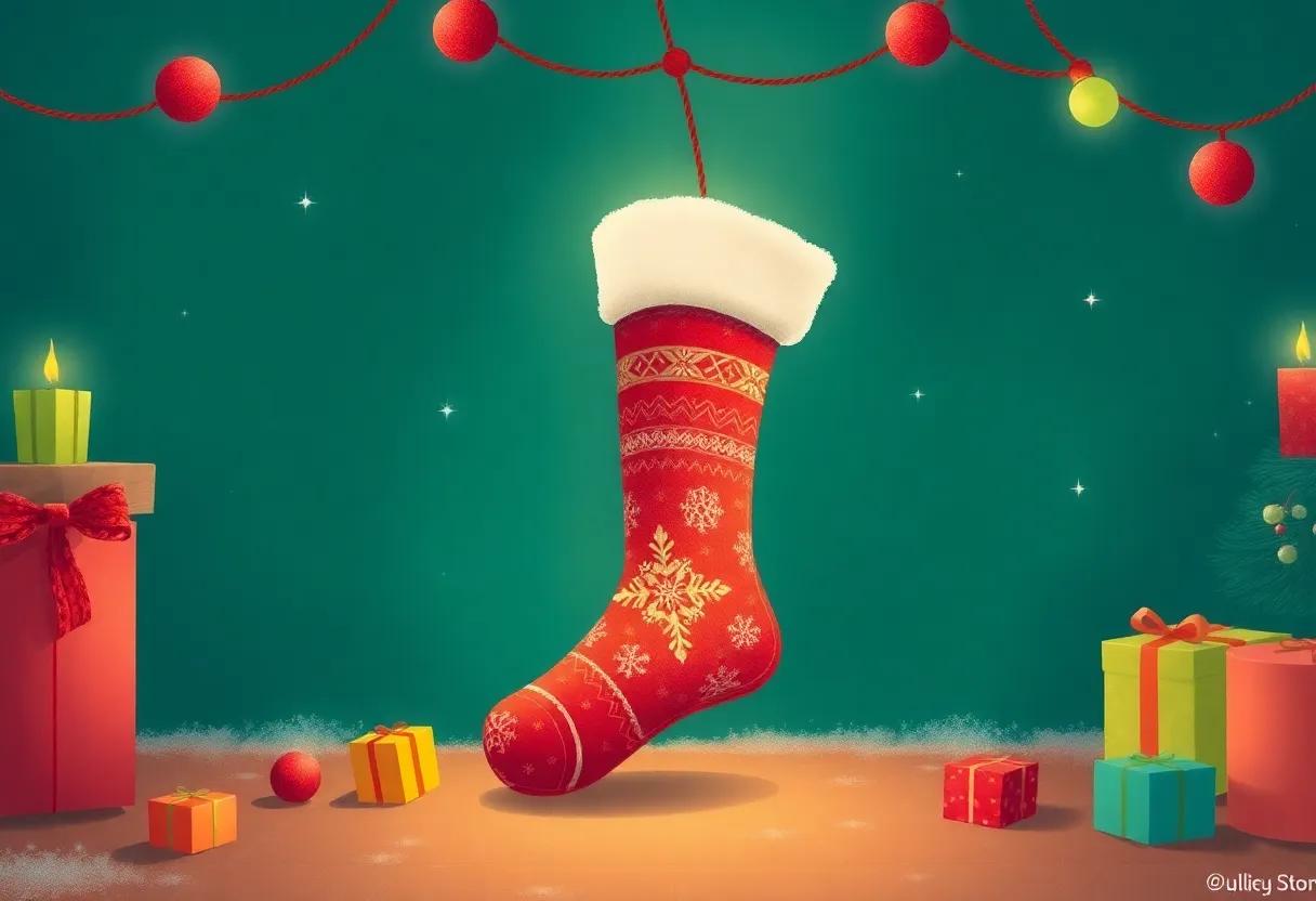 A Spark of magic Brings the Stocking to Life