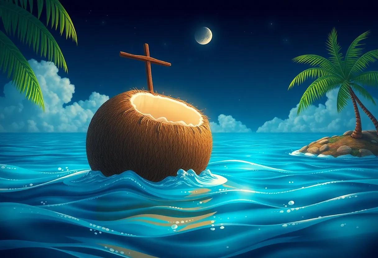 Landing Softly ​on​ a Mysterious tropical Isle