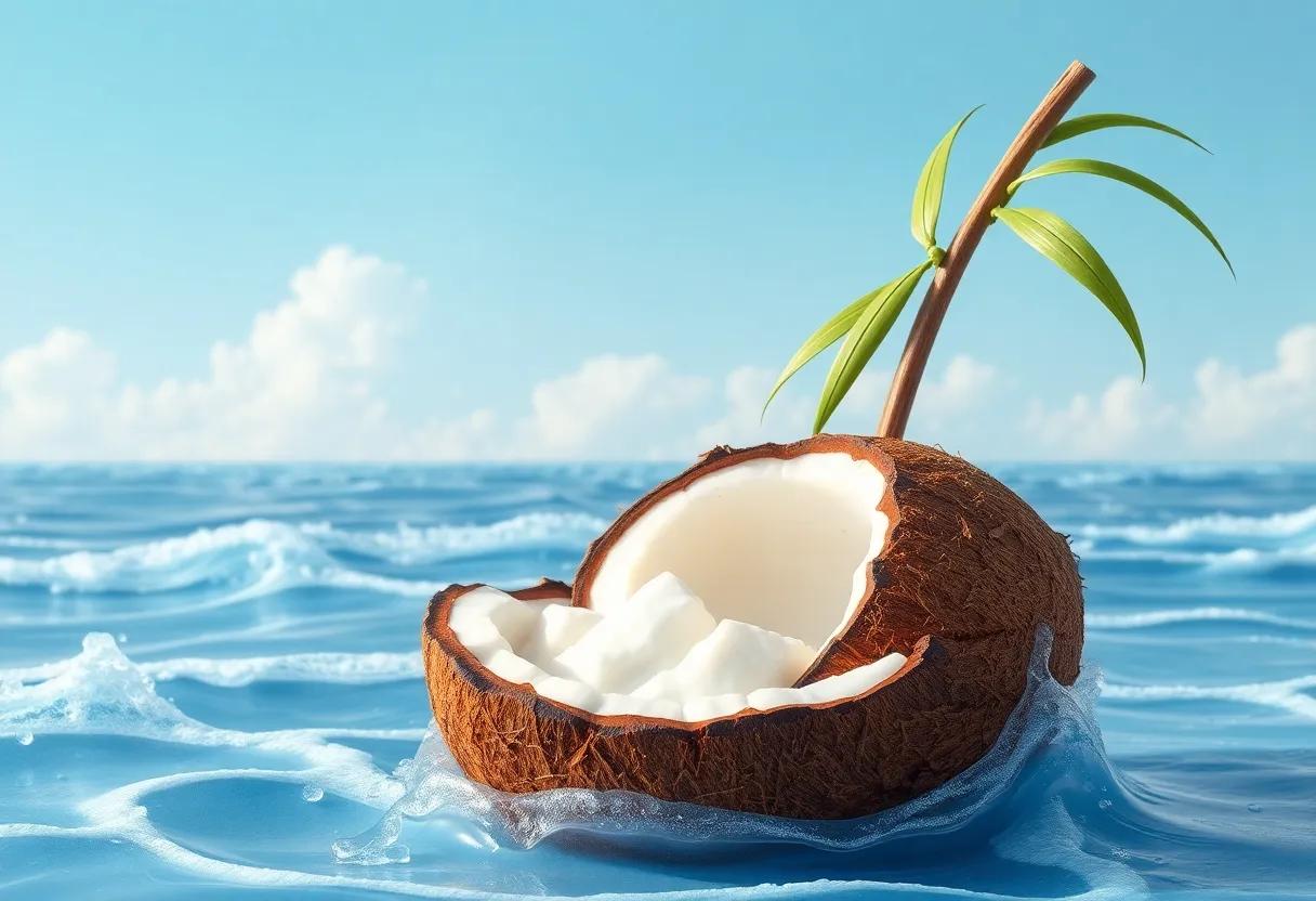 The Coconut's Story Carried on the Ocean ‍Breeze