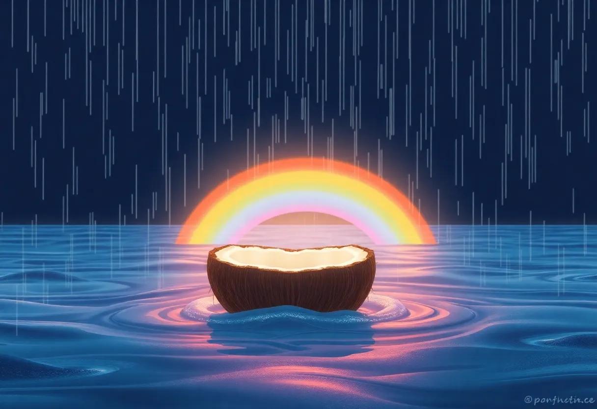 A Rainbow Emerges⁤ After ⁢the Soothing Rain