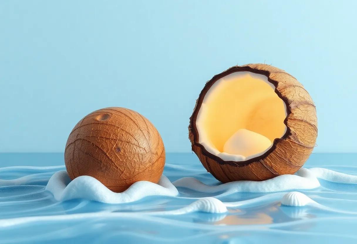 A Curious Shell Meets the Morning Tide