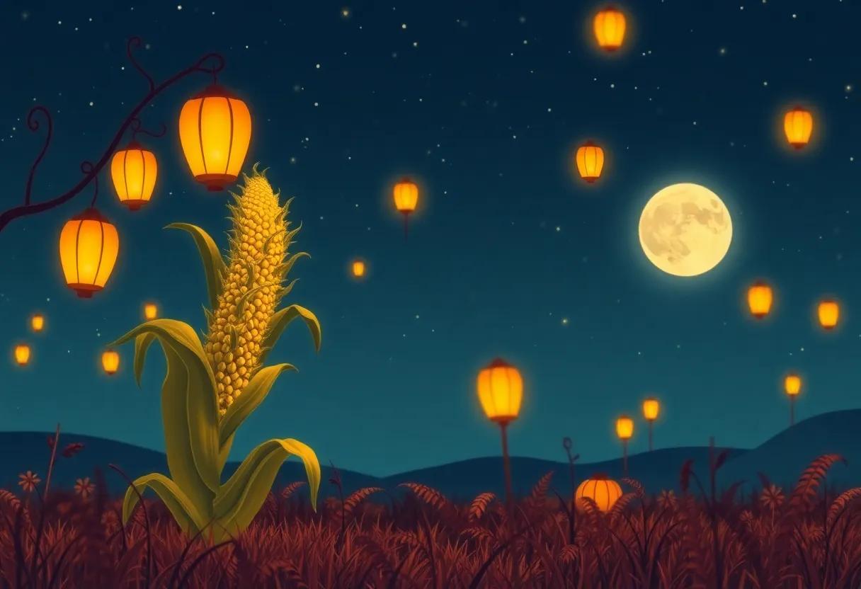 The Magical Glow of Harvest Lanterns ​Lighting the night