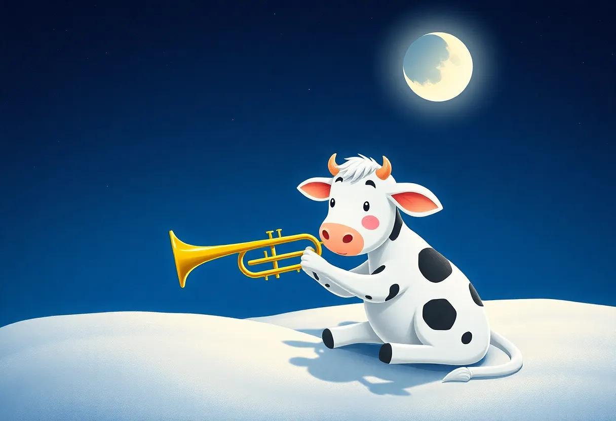 Dreaming of Tomorrow's Tune Under the Moonlight