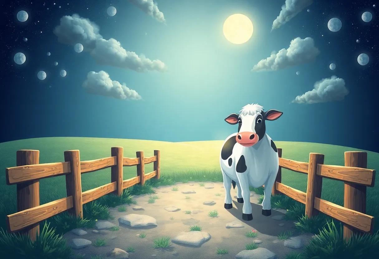 The Magical Pathway Beyond the Farmyard Fence