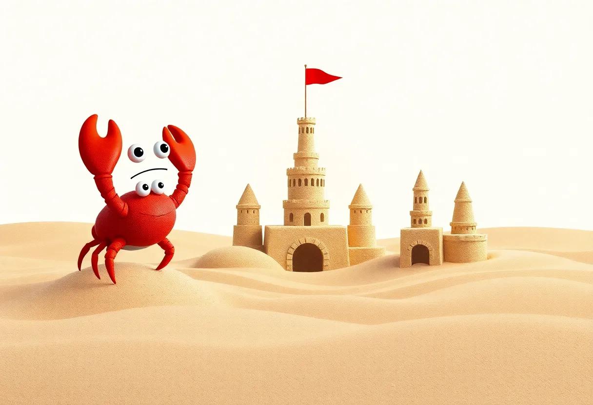 Friends Join ‍Forces to ‍Build Towering ‍Sand Walls