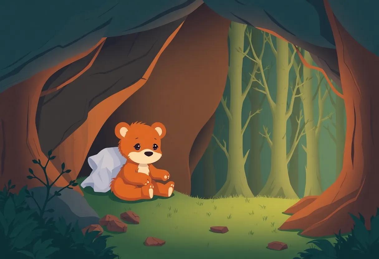 The Curious Cub's First Steps Into the Whispering Woods