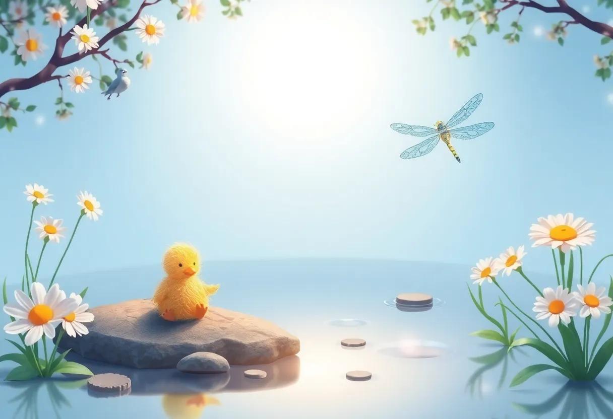 The Surprise Visit of a Glowing Dragonfly