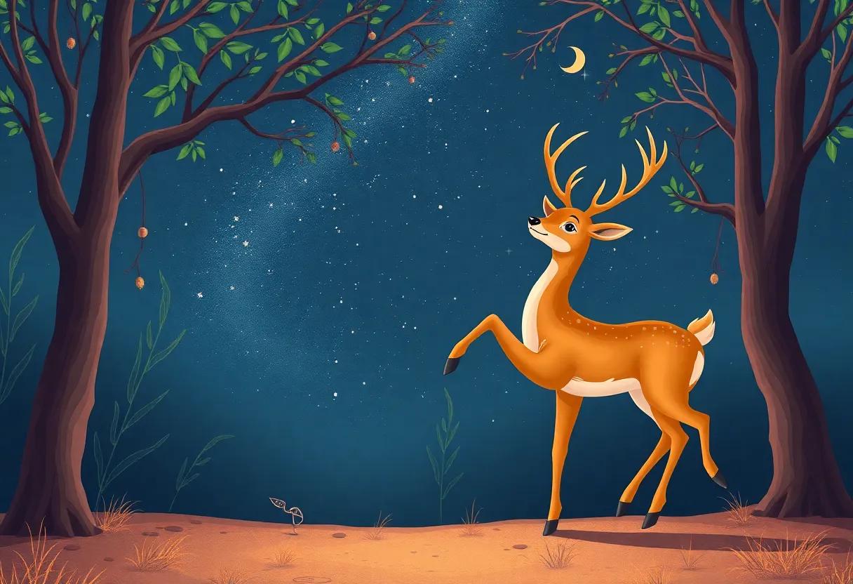 A Magical Dance Under the Night Sky