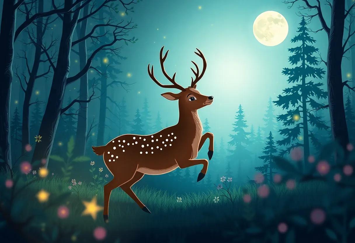 The Enchanting Forest ‍Awakens Under Moonlight