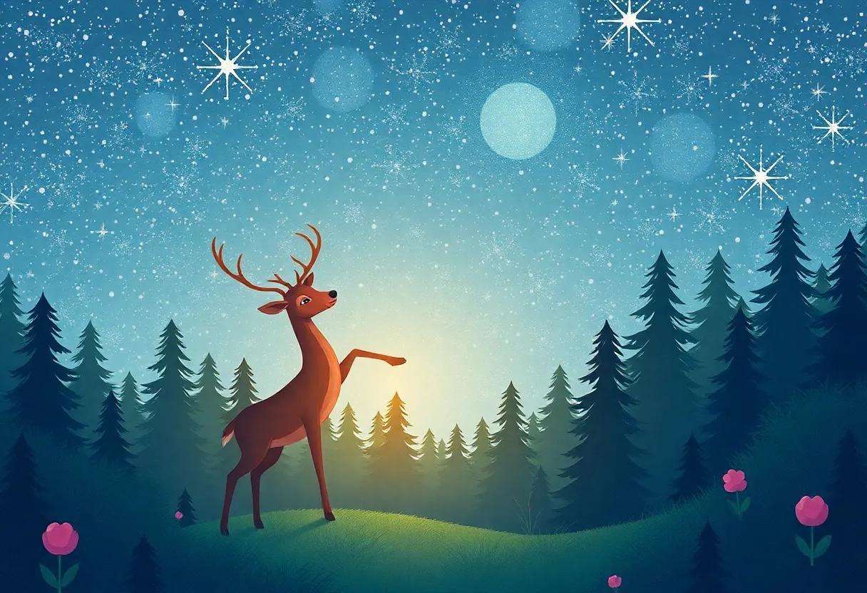 The night ‌Sky Sparkles with Wishes and Wonder