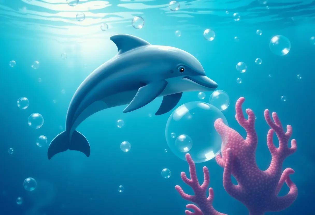 Twinkling Sea Creatures Join the Bubble Ballet