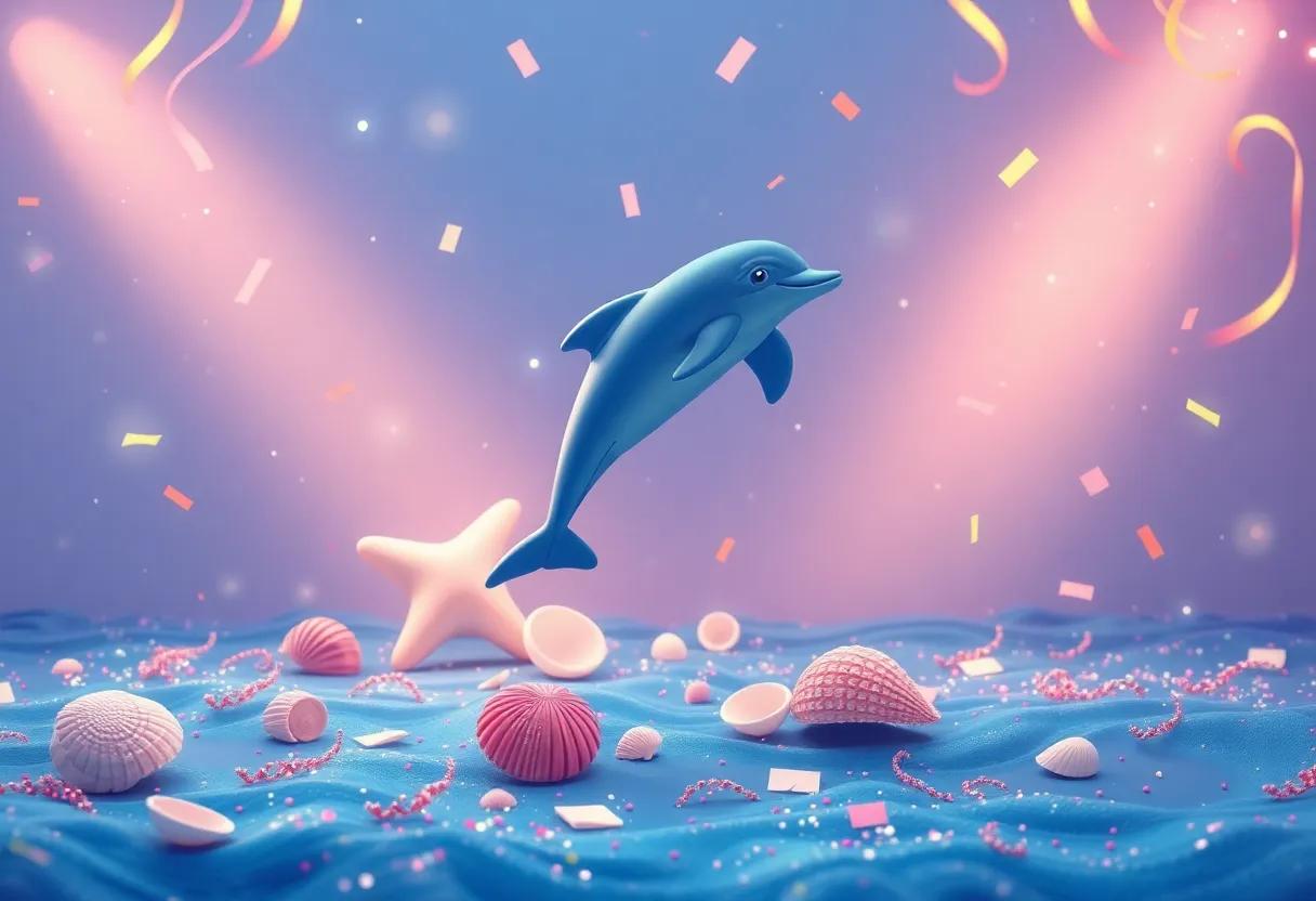 Whirling Seashells‍ and Sparkling Ocean Floor Confetti