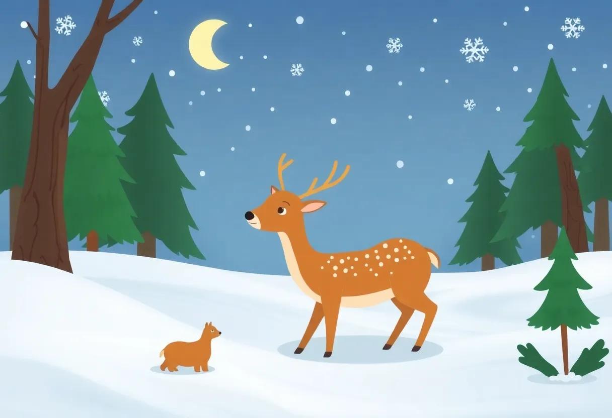 Meeting the Forest Friends in the Snow