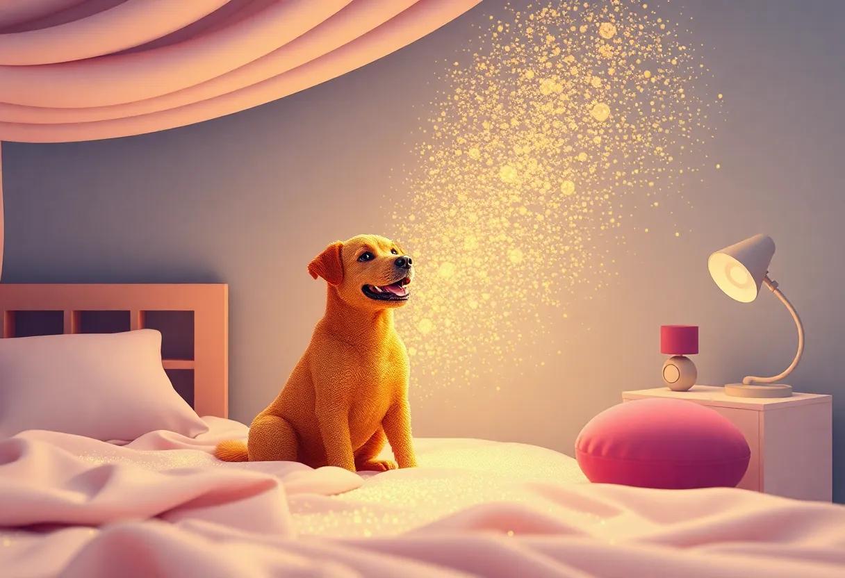 How Glitter⁤ Spread Across the Cozy Bedroom