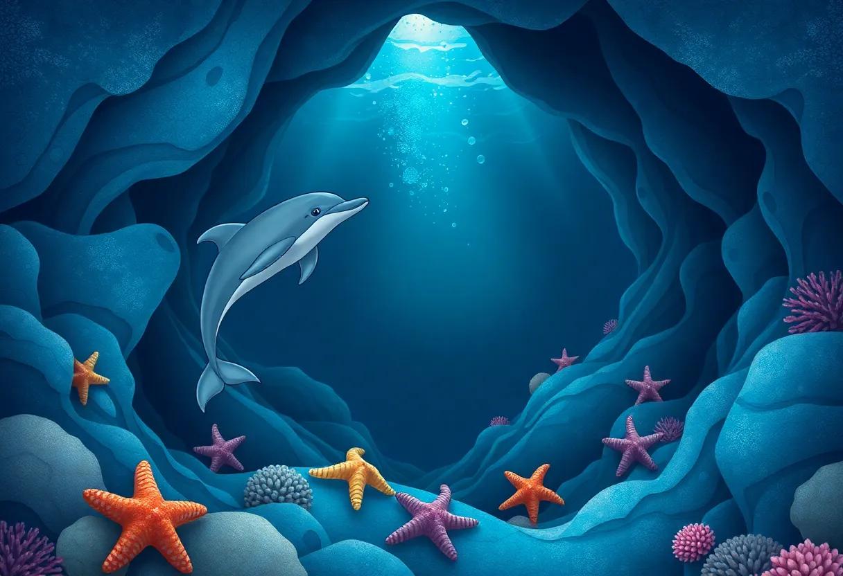 Navigating the Twisting Underwater Caves of the Deep Sea