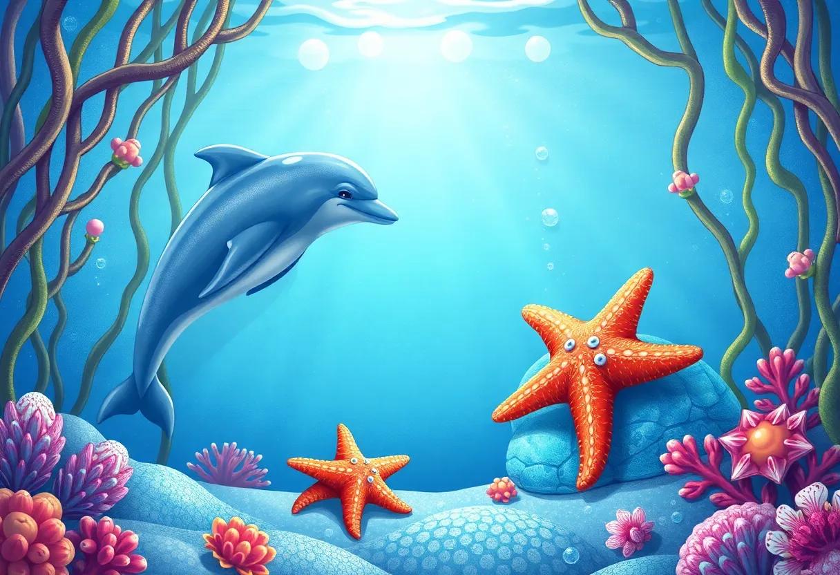 A Gentle Meeting with the Starfish Queen Beneath the Seaweed Palace