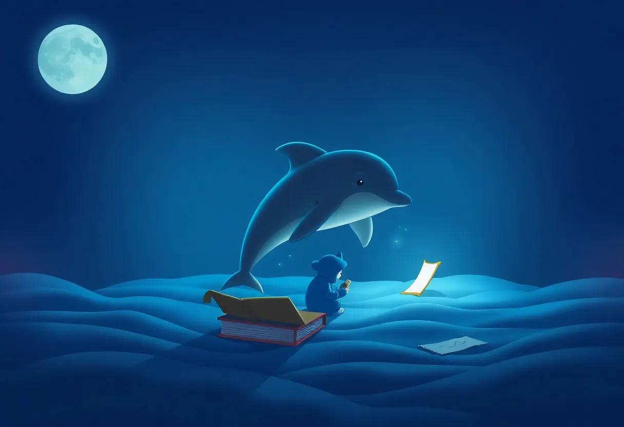 A Mysterious Glow Guides the Nighttime Adventure